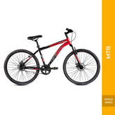 CRADIAC Stinger Single Speed 27.5 inch High Performance Mountain Cycle for Men with Front Suspension & Dual disc Brakes | Ideal for 12+ Years, Unisex, Frame Size - 18.5 Inch